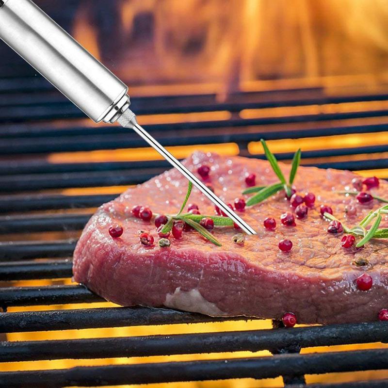 Hot Selling BBQ Meat Syringe Marinade Injector Turkey Chicken Flavor Syringe Kitchen Cooking Syinge Accessories