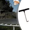 Heavy Type Shape Trampolines Spring Pullers Hook Tool Durability Steel Construction for Secure Bounce Equipment Assembly