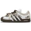 VL COURT 2.0 Hergestellt auf der Insel Shidu, Shizhou Niedrig geschnitten Skateboard-Schuhe Unisex Gelb Braun HQ1802(Team164-)