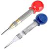 Case Pack 5" Self-Centering Punch Spring Loaded Brass Hand Tool Center Hole Steel Scribing Punch for Wood Metal Plastic Punch with Pad Less