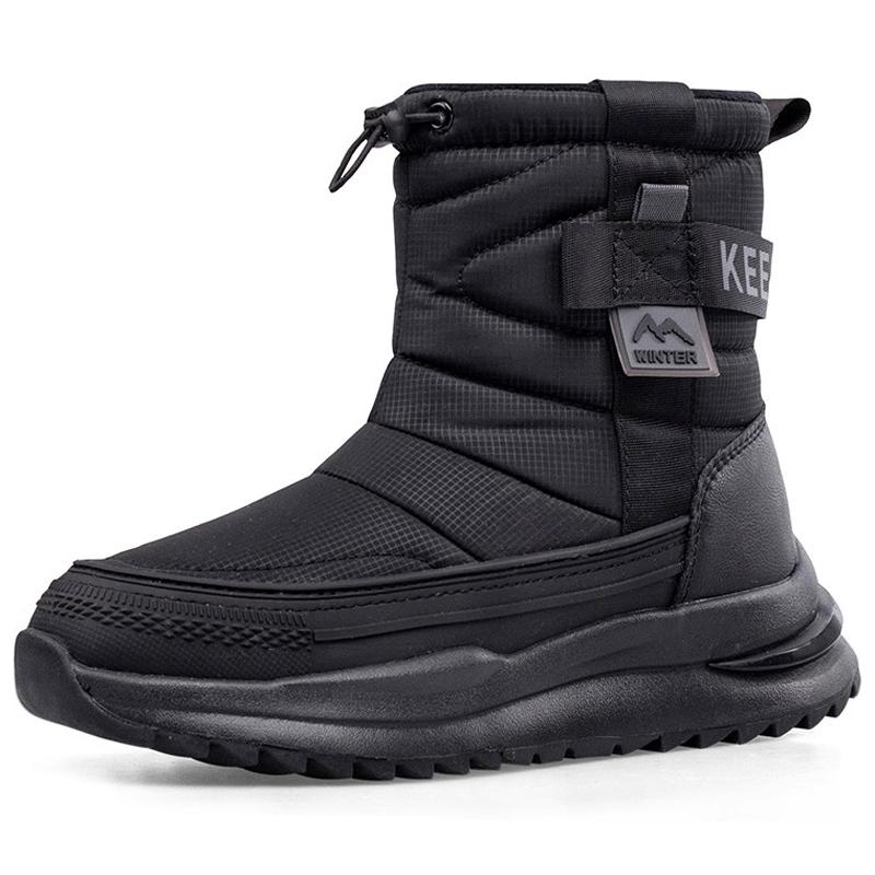 New Autumn Winter Snow Boots Outdoors Shoes Warm Plush Cotton Boots Winter Travel Shoes Couple Snow Boots Platform Shoes