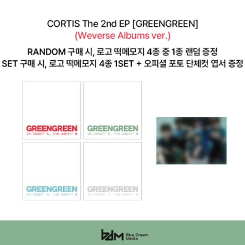 [Vorbestellung] CORTIS – 2. Mini-Album [GREENGREEN] Weverse Albums Ver. (Online-Vorteil)