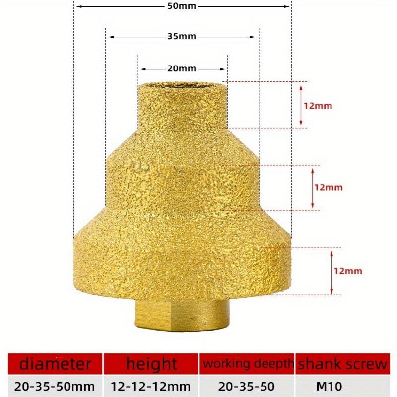 M10 Diamond Chamfer Router Bits Hole Saw Milling Tile Cutter Marble Concrete Reamer Masonry Drilling Crowns Wood RouterConstruction Tools