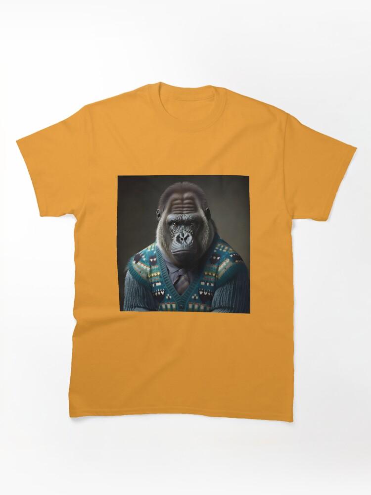 Gorilla Tag Gorilla in a Sweater - Animal Art Classic Unisex T-Shirt