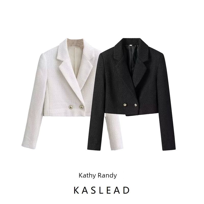 Kaslead New Arrival Women's Clothing Fashion Style Fashion Woolen Texture Short Outwear 7102231 712
