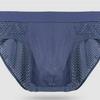Men's Breathable Ice Silk Mesh Triangle Briefs - Summer Modal Style