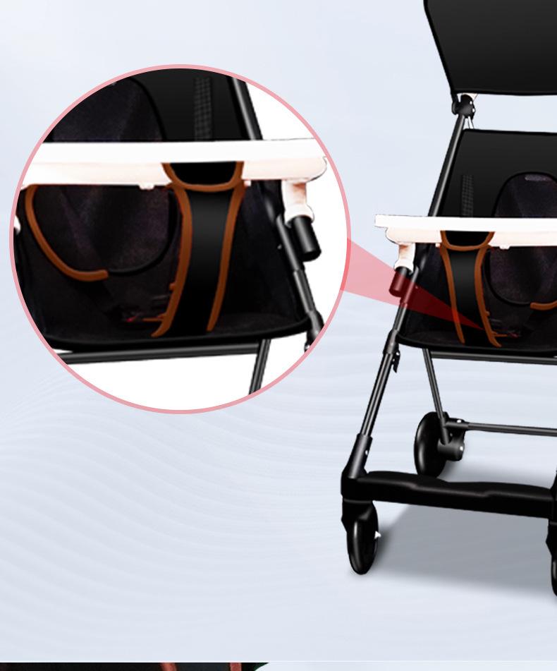 Compact Folding Baby Stroller: Lightweight, Travel-Friendly & Airline Approved