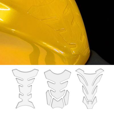 Transparent Motorcycle Oil Tank Decal Fishbone Type Thickened Waterproof Sticke Durable Emblem for Motorcycle Riders