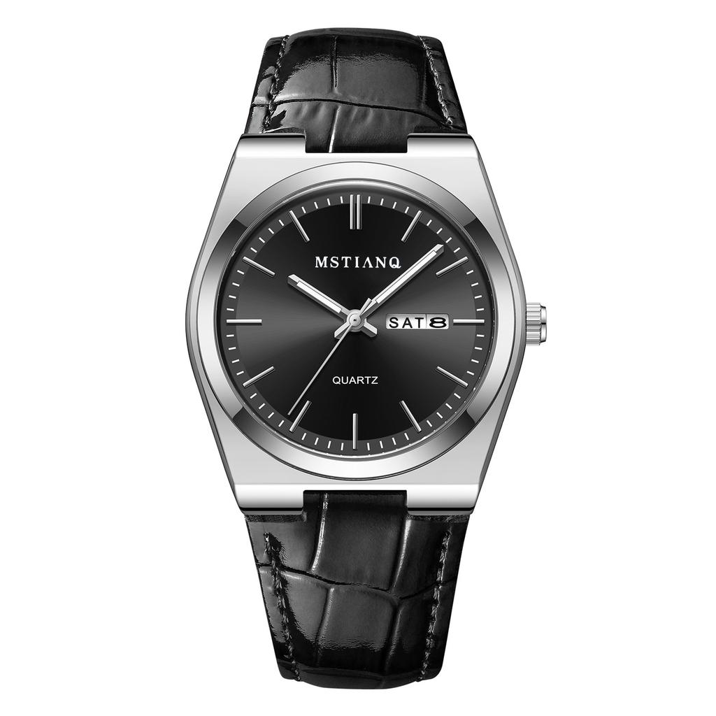 Business Trend Watch Men'S Belt Scale Simple Versatile Luminous High Value Fashion Casual Quartz Watch Men