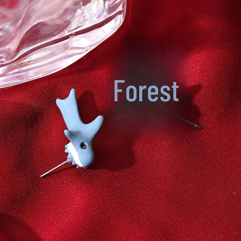 Dinosaur and Corgi Shark Bite Earrings – Cute Mini Animal Jewelry