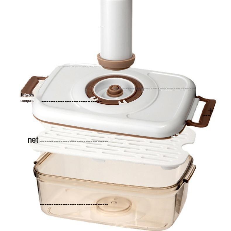 Food Grade Vacuum Sealing Storage Box with Manual Pump