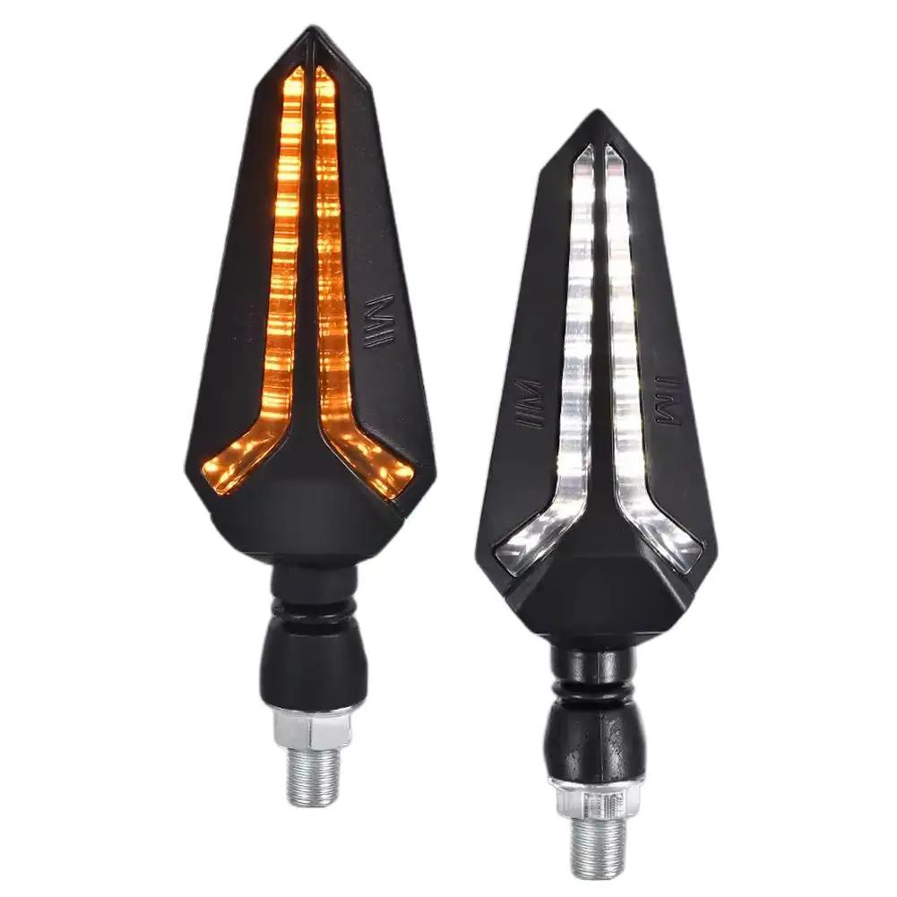 

Universal Motorcycle LED Turn Signal Lamp 12V Waterproof Flash Amber Lights Light Indicator Running Q7H8