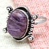 Cheroite Russian Gemstone Handmade Silver Jewelry  "8"