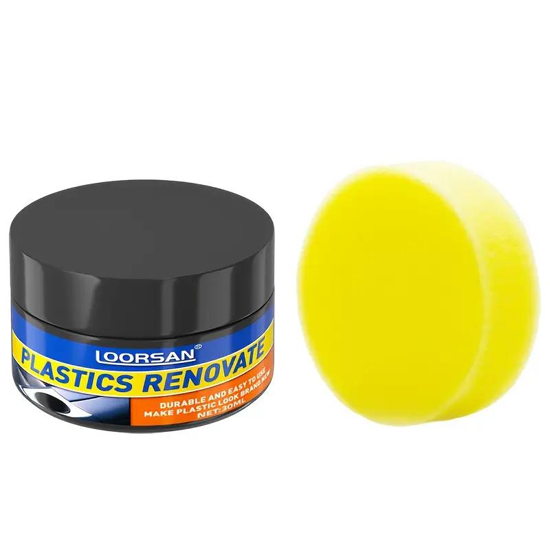 

Многофункциональное средство для ремонта пластика автомобиля - полироль-воск для отделки салона и кузова, средство для удаления царапин, антивозрастной крем для обновления