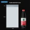 CPE Frosted Self-adhesive Bag Translucent Plastic Packaging Pouchs Phone Case Electronic Device Bag Remote Control Waterproof Dust Protection Pouch