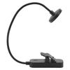 LED Book Light 3 Color Temperature Stepless Dimming USB Rechargeable Clip On Reading Light for Reading In Bed Black