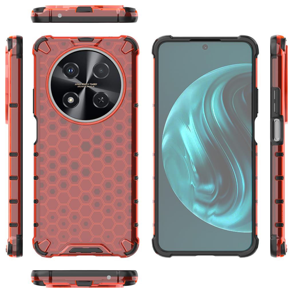 For Huawei nova 12i 4G/Enjoy 70 Pro Case PC+TPU Honeycomb Design Protective Phone Cover