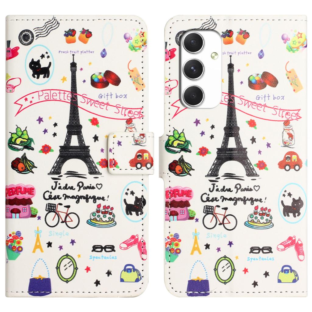 For Samsung Galaxy A16 5G/A16 4G Case Pattern Print PU Leather Wallet Phone Cover