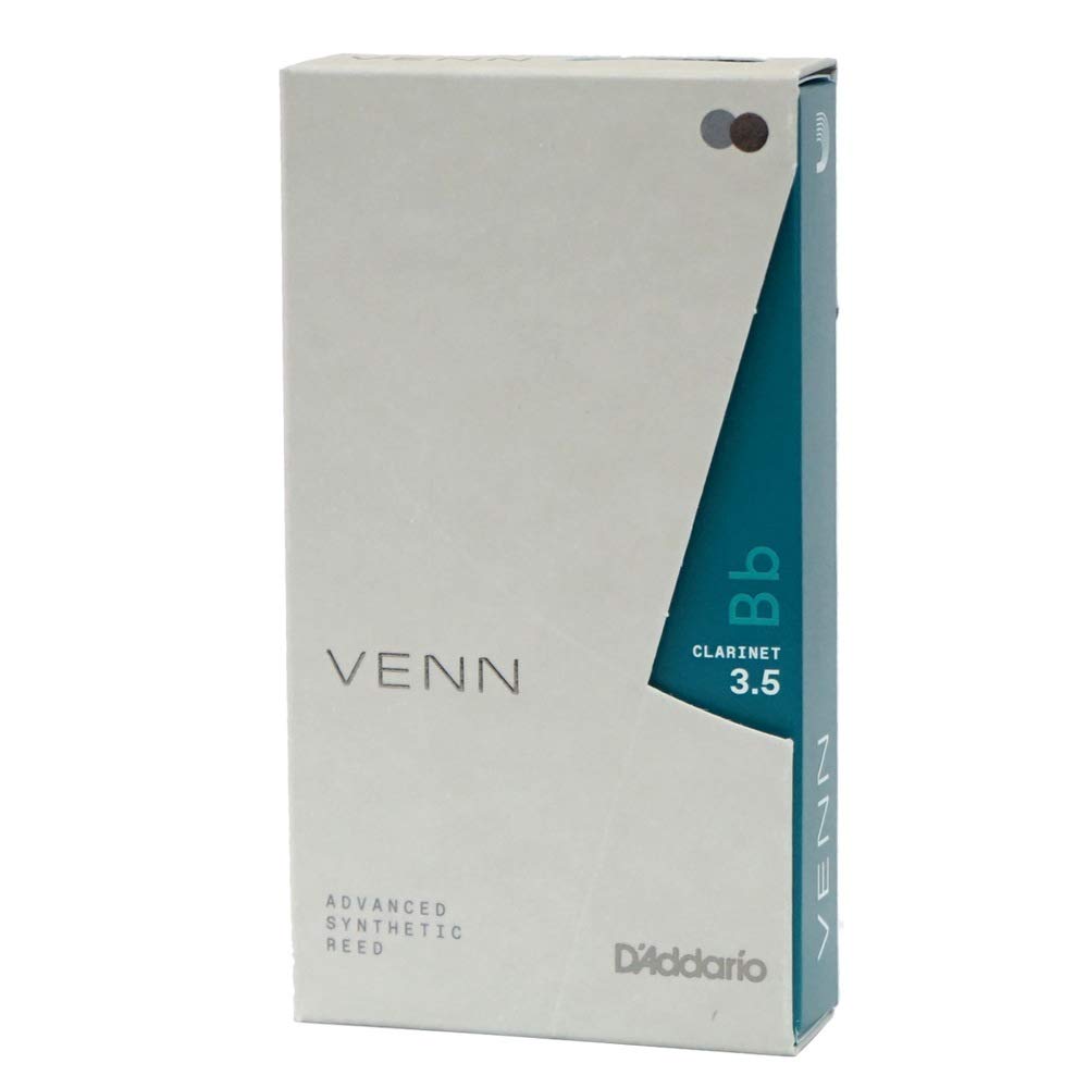 WoodWinds Synthetic Material Reed for Bb Clarinet VENN VBB0135 1 Reed D Addario D Addario [Hardness 3.5] [ ]