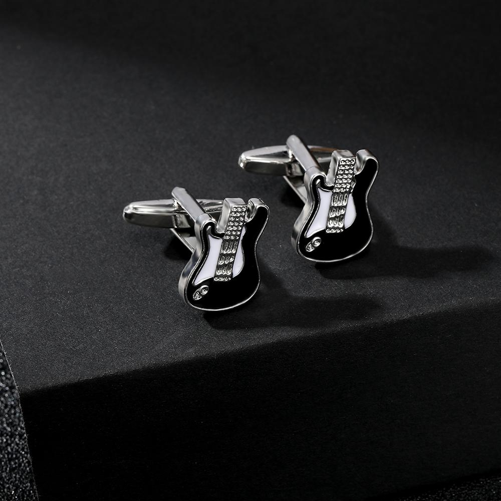 Musical Instrument Collection Cufflinks Tuba Jazz Drum Guitar Bass Saxophone Piano Cuff Links Musician Gift