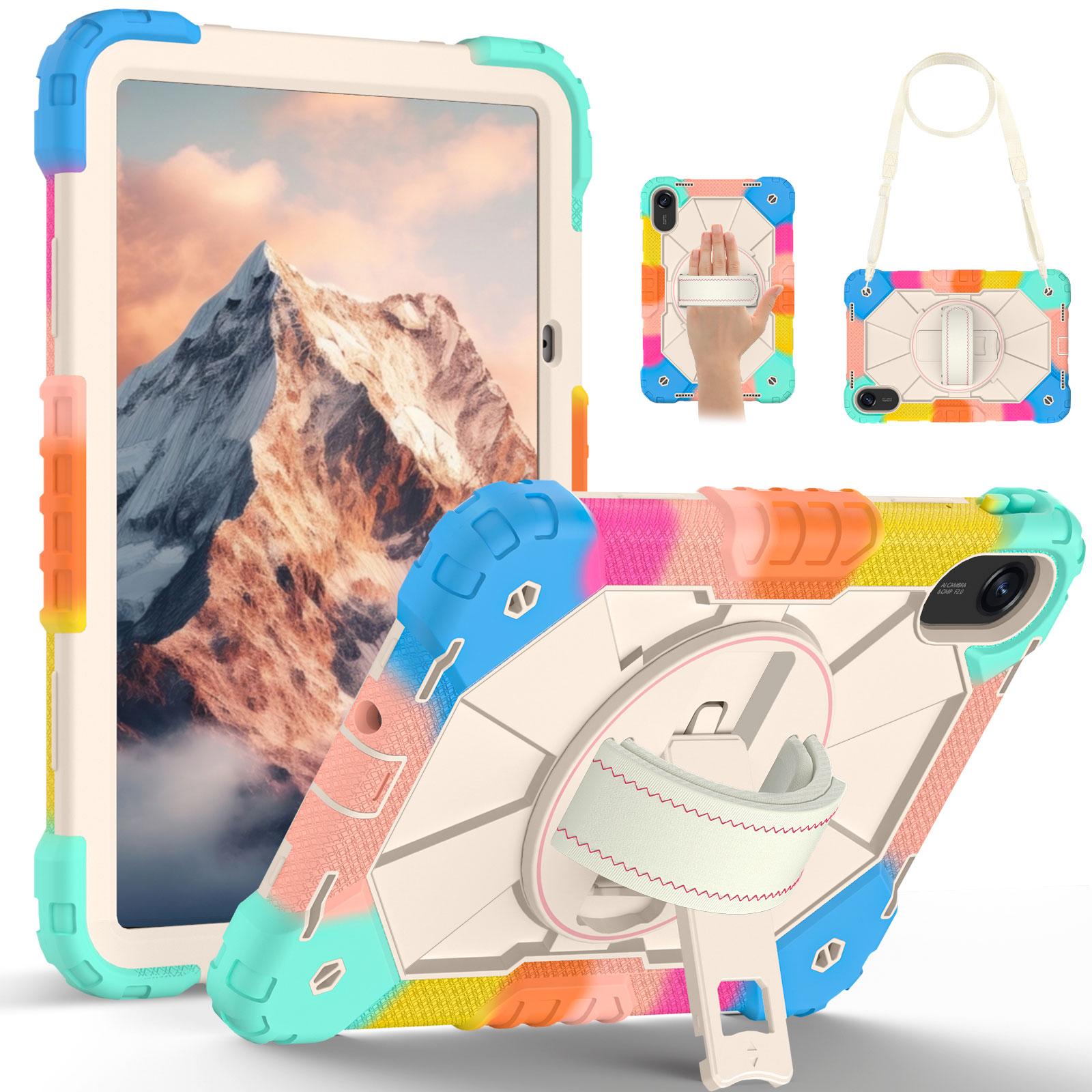 

Heavy Duty Armor Case For XiaoMi Redmi Pad 2 11inch 2025 Kickstand 360 Rotating Shockproof Tablet Cover With Belt Redmi Pad2 11in 2025