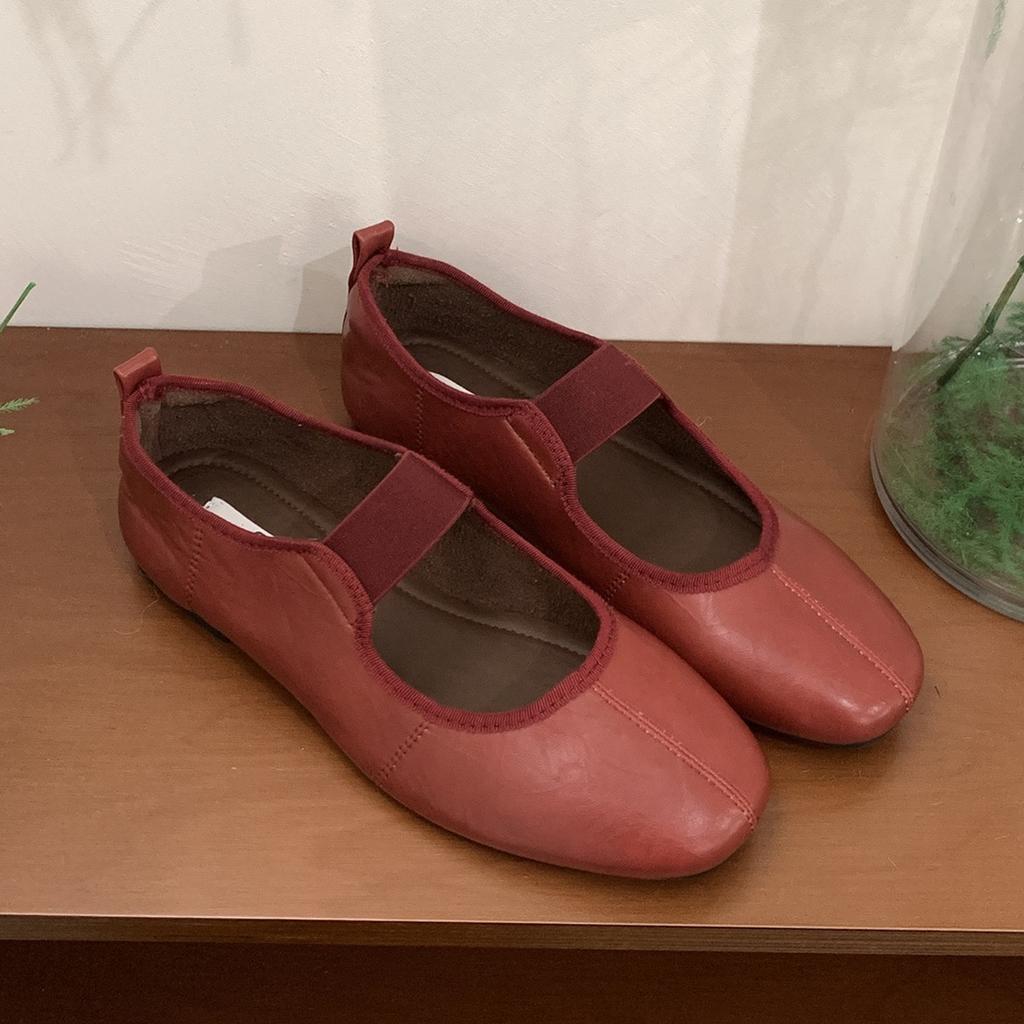 IPPEUM Mary Janes Women Ballet Flats Shoes Round Toe 2025 New  Ballerina Shoes