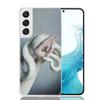 Animal Leather Snake Scales Phone Case For Samsung Galaxy S26 Ultra S23 S24 S25 Edge S20 FE S21 S22 Plus Soft Print Shell Cover