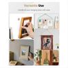 2025+ 80 Pcs Picture Hanging Kit, Assorted Sizes, Gold Hooks for Wall Art and Mirrors