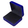 High End Velvety Textured Flip Top Ring Box Providing Secure Storage For Jewelry During Travel And Luxury Event
