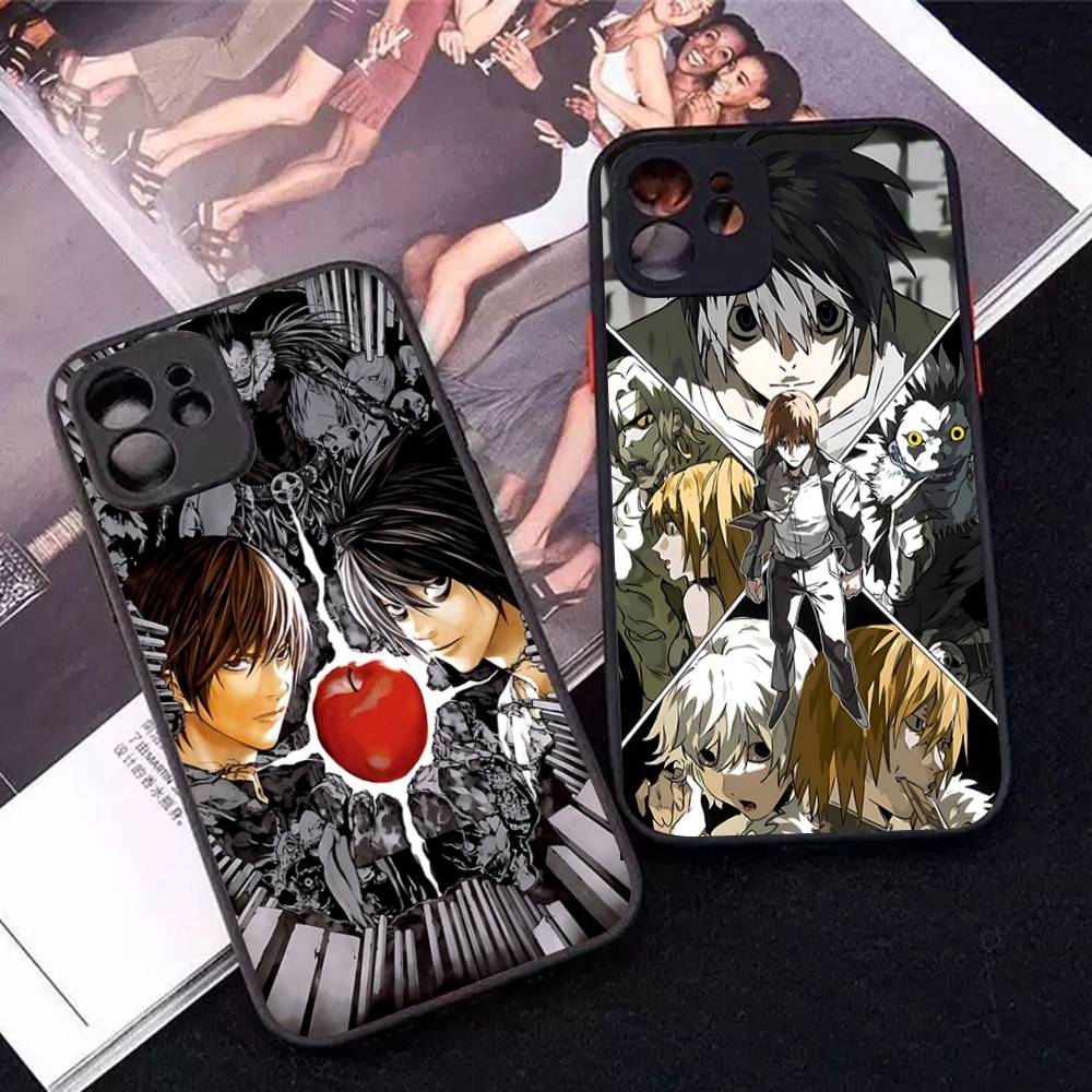 Anime Death Notes Phone Case For IPhone 16 15 14 X XR XS 7 8 Plus 11 12 13 Pro MAX 13mini Matte Shockproof Case