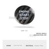 Car Engine Start Stop Button Cover Real Carbon Fiber Sticker For Toyota Highlander 2015-2018