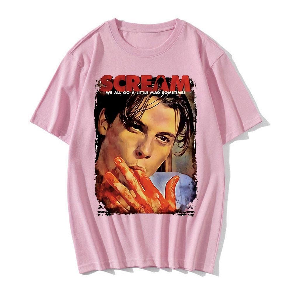 

Woman T-shirt Screaming 90 s Movie Shirt Halloween Movie Shirt We Go A Little Crazy T on Shirt 4XL