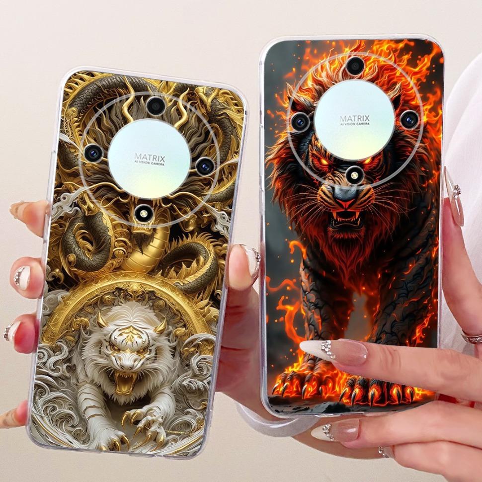 For Honor X9a 5G Case Magic 5 Lite Cover Dragon Cartoon Soft Silicone Phone Cases For Honor Magic5 Lite HonorX9a X 9a Bumper