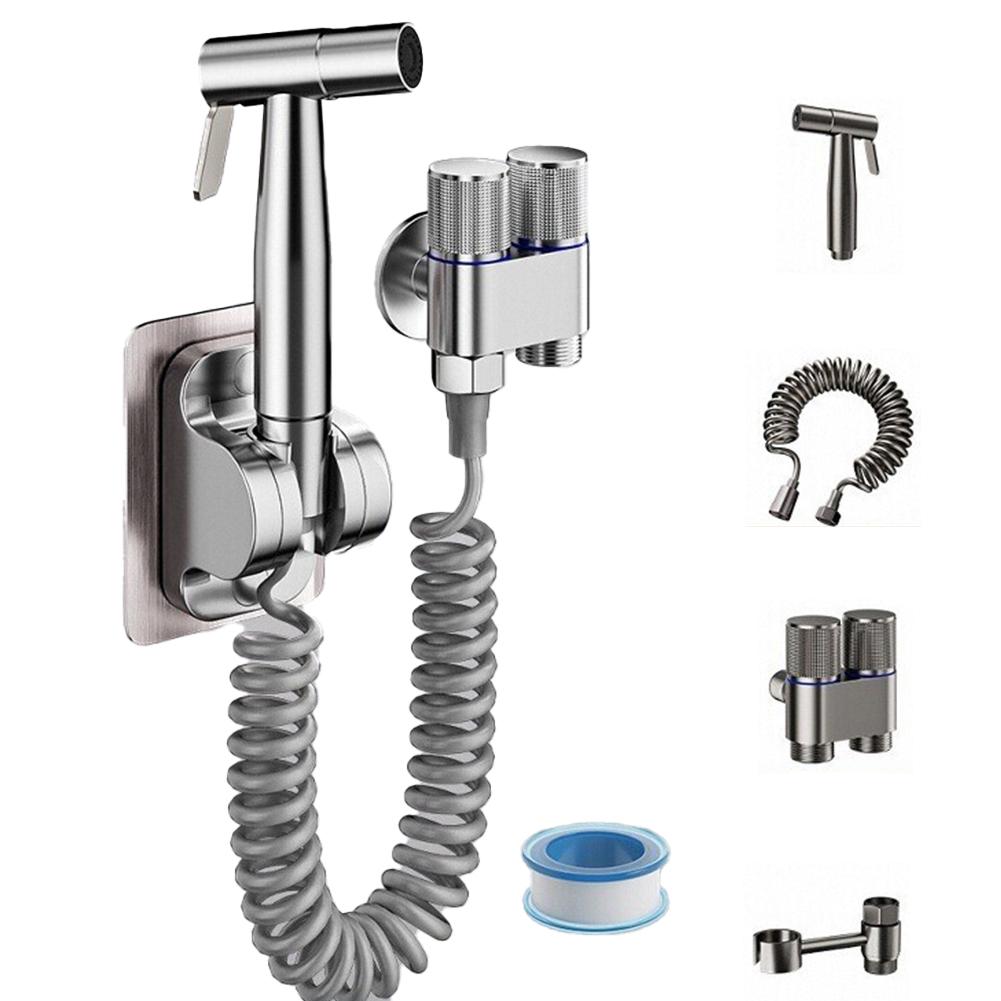 Adjustable Sprayer Bathroom Sprayer Cleaning Accessories Easy Installation Bidet Sprayer Kit G1 2 Interface Hose Length 2M