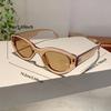 Retro Women'S Cat-Eye Fashion Sunglasses with Trendy Line Decorations, Stylish Men'S Decorative Eyewear for Outdoor