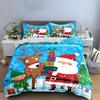 Christmas Theme with Gifts Bedding Duvet Cover Set Duvet Cover Pillowcases  (1*Duvet Cover 2*Pillowcases, Without Duvet Insert)