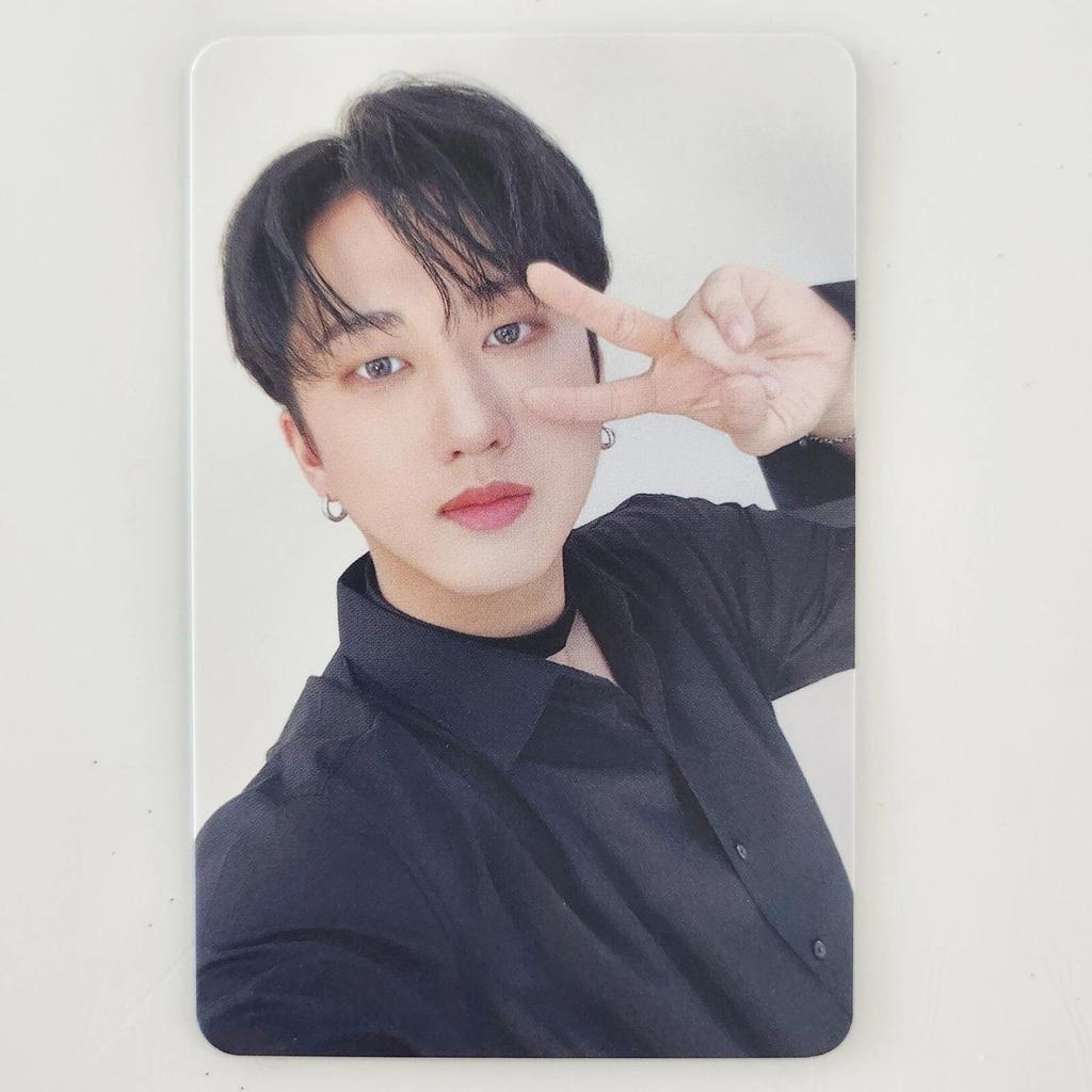 STRAY KIDS NACIFIC 17:e SKZ IN THE BLACK Dubbelsidig FOTO KORT OFFICIELL