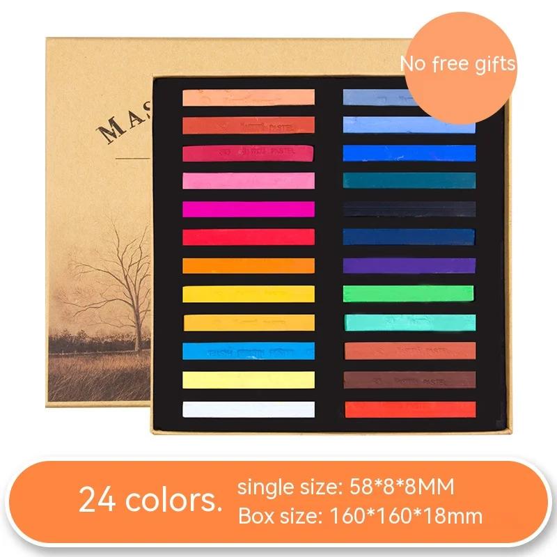 12/24/36/48Colors Soft Pastel Colored Crayon Chalk Drawing Coloring Stick for Artist Pigment Painting Pen Tool Powder Color Pens
