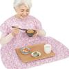 Libexy Care Aprons, Set of 3, Mealtime Aprons, Wide and Long, for Elderly, Adults, Seniors,