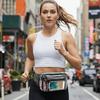 PVC Transparent Waist Bag Multi layer Clear Phone Crossbody Bag Waterproof Single Shoulder Chest Bag