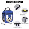 Sonices Face Insulated Lunch Bag for Men Women  Food Container Portable Thermal Cooler Lunch Boxes For Work