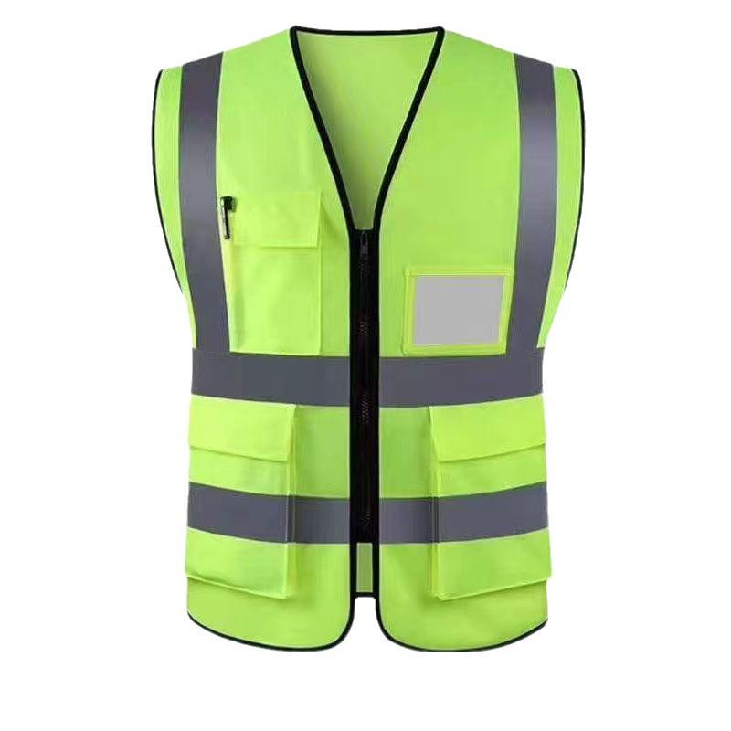 Reflective Multi-Pocket Cold-Proof Vest for Construction, Landscaping, Sanitation, Traffic, Ride-Hailing, and Riding