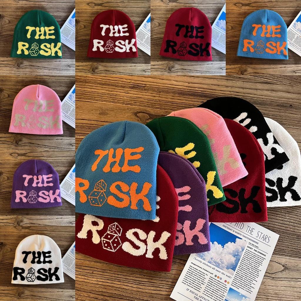 Acrylic Knit Beanie Hat For Men And Women With Letter Embroidery Winter Warmth Fashion Accessory