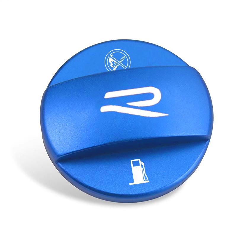 Car Fuel Cap Aluminum Alloy Oil Box Lid Petrol Tank Cover Tire Valve For VW GTI Polo Golf MK6 Passat Tiguan T-ROC Arteon Jetta.