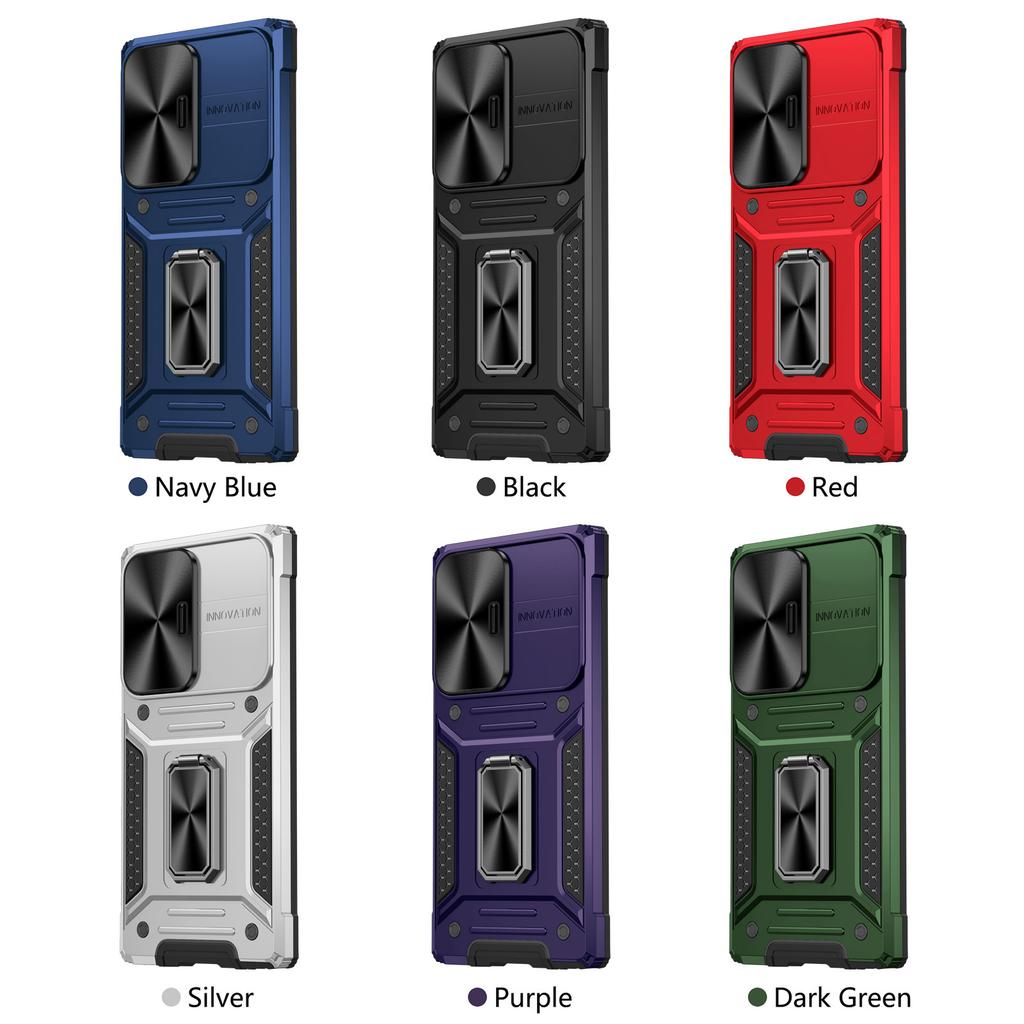 Applicable to Samsung S25ultra Phantom King Kong mobile phone case A55 push window A36 bracket S24FE anti-drop protective case