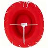 Western Cowboyhüte mit verstellbarem Band Braune Farbe Verstellbare Passform Strapazierfähiges Material für Outdoor-Themenpartys