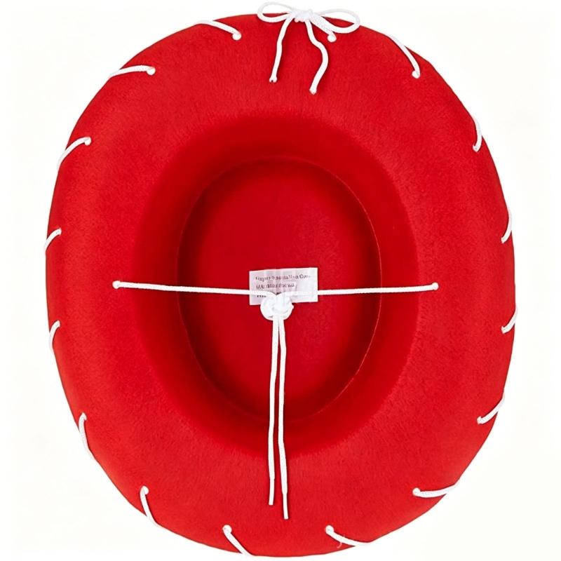 Western Cowboyhüte mit verstellbarem Band Braune Farbe Verstellbare Passform Strapazierfähiges Material für Outdoor-Themenpartys