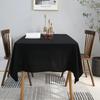 Natural Cotton Tablecloth Rectangle, Luxury Resistant Durable Farmhouse Table Cloth for Dining Party Christmas Weddings Birthday