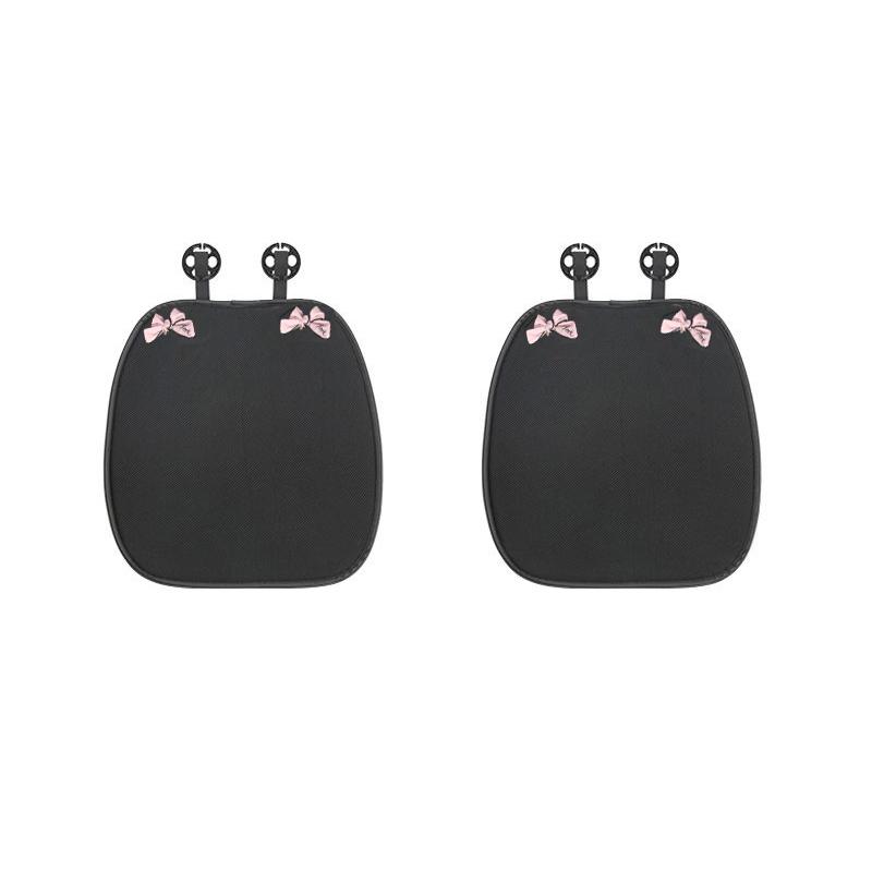 Top Quality Ice Silk Universal Car Seat Cushion For Women Cute Diamond Bow Auto Seat Covers Pad Protector Auto Accessories