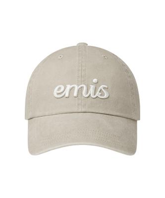 Imiseu Vintage Pigment Ball Cap-Beige